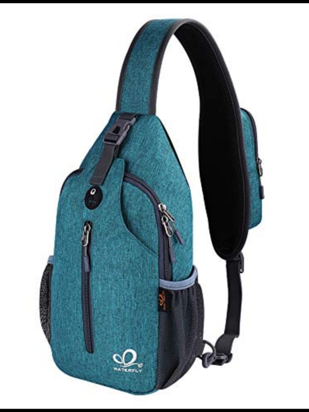 Polyester Sling Backpack Crossbody Hiking Travel Bag